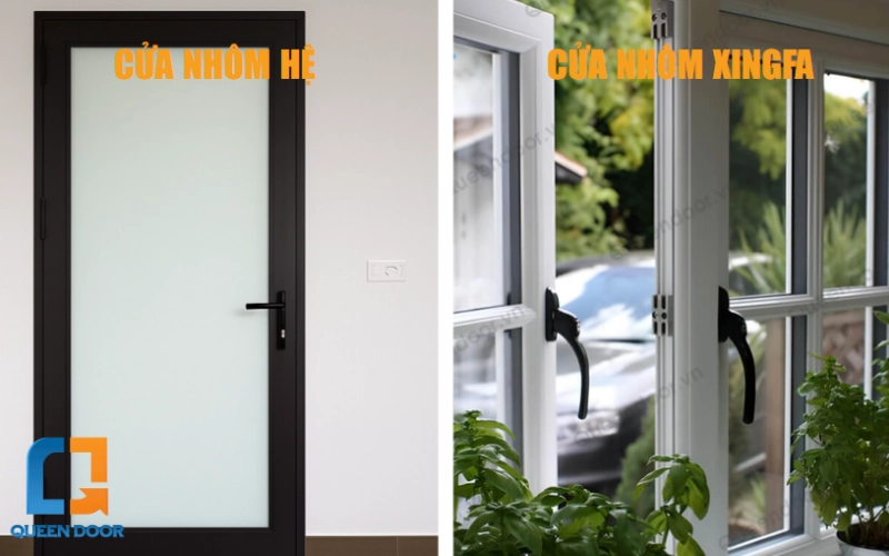 Lựa chọn cửa nhôm hệ hay nhôm Xingfa còn tùy thuộc vào nhiều yếu tố
