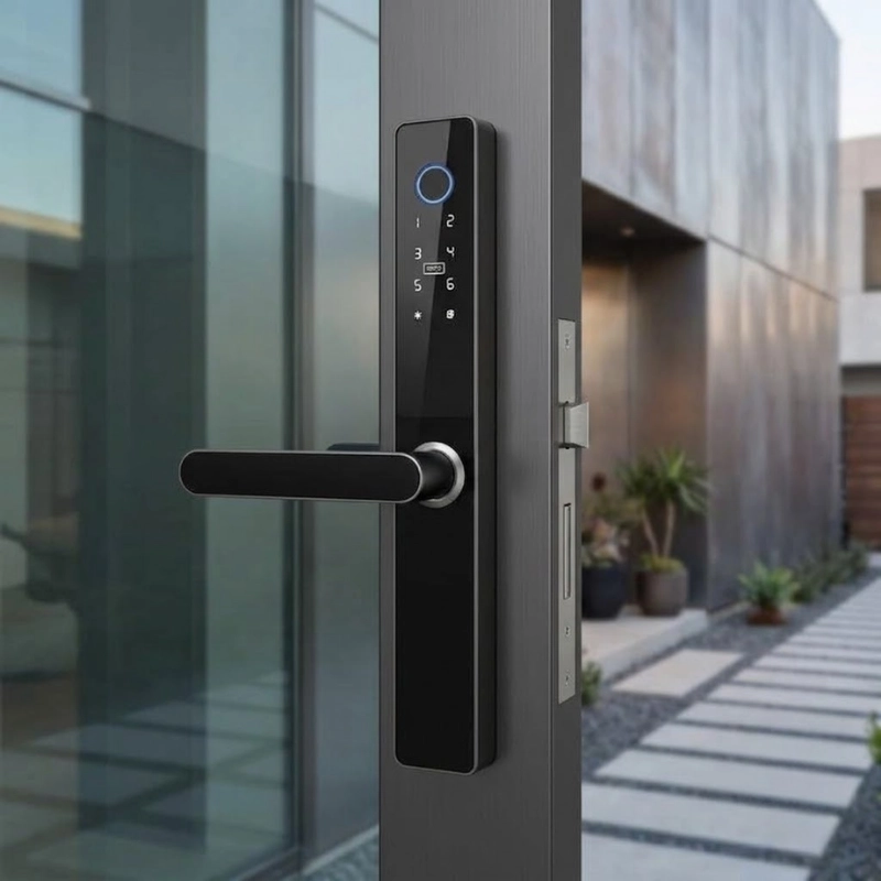Khóa vân tay cửa nhôm QD-AG101