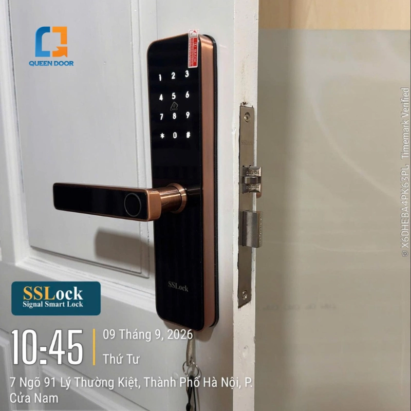 Khóa vân tay cửa chính QD-B18 cao cấp