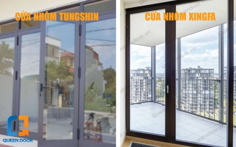 Nhiều người thường tập trung vào giá thành nhôm khi so sánh nhôm Tungshin và nhôm Xingfa