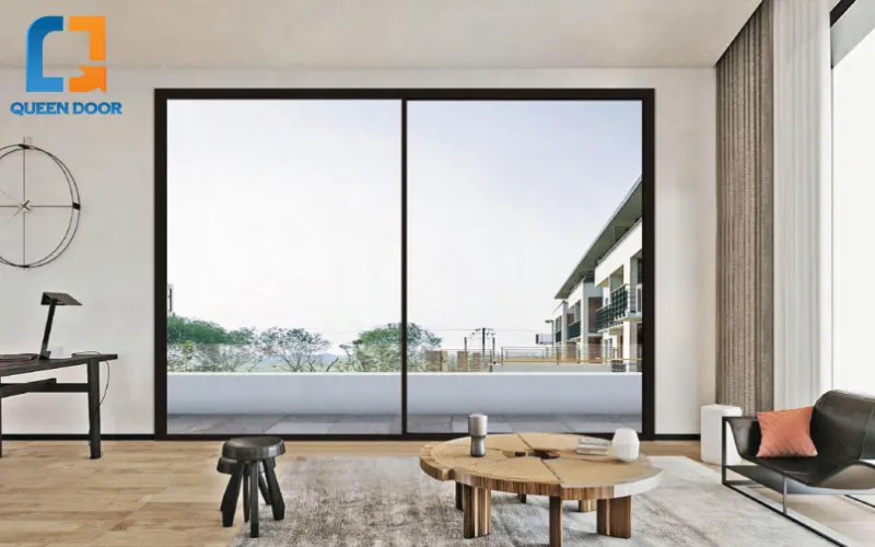 Cửa Slim ngoại thất là dòng cửa nhôm kính đặc trưng bởi phần khung bao và khung cánh được thiết kế siêu mảnh
