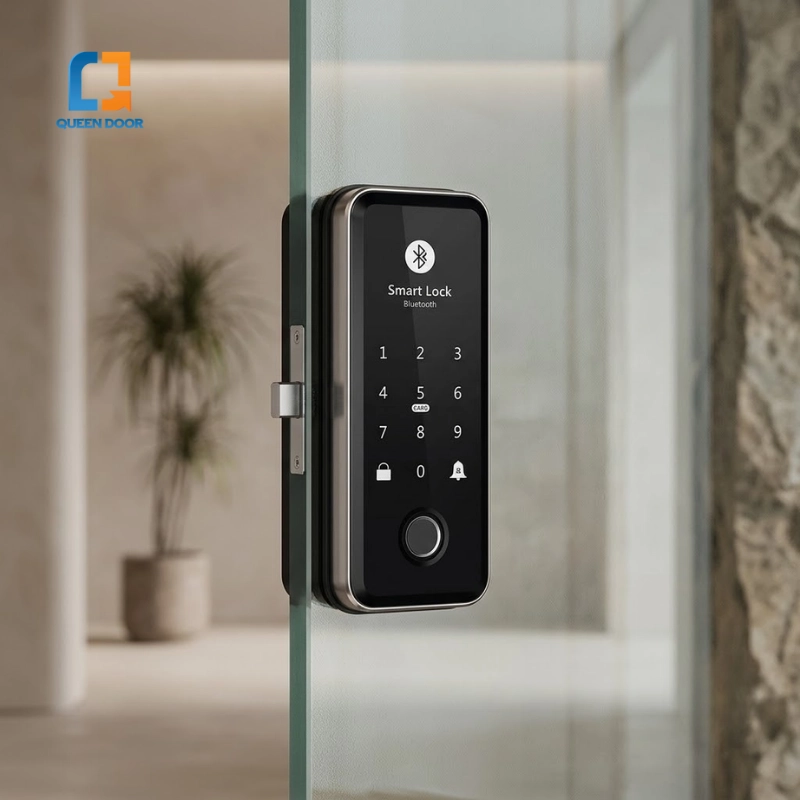 Khóa vân tay cửa kính QD-G3 cho văn phòng