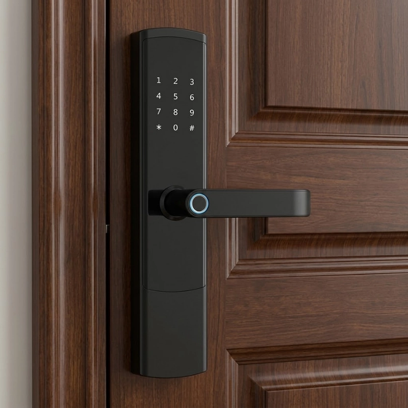 Khóa vân tay cửa chính QD-B801