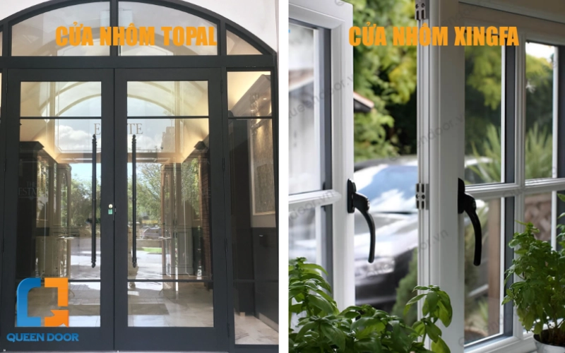 Việc lựa chọn giữa nhôm Topal và nhôm Xingfa phụ thuộc vào nhiều yếu tố