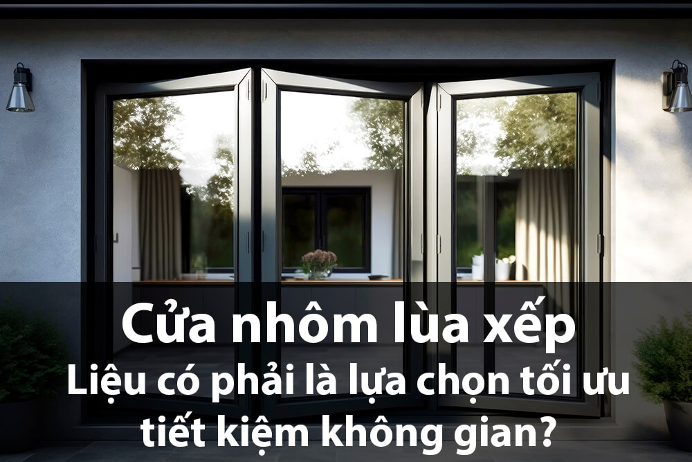 Cửa nhôm lùa xếp - Giải pháp thông minh tiết kiệm diện tích cho không gian