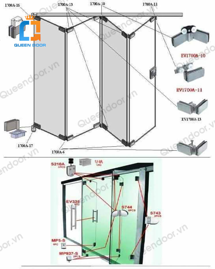 Cửa nhôm xếp lùa