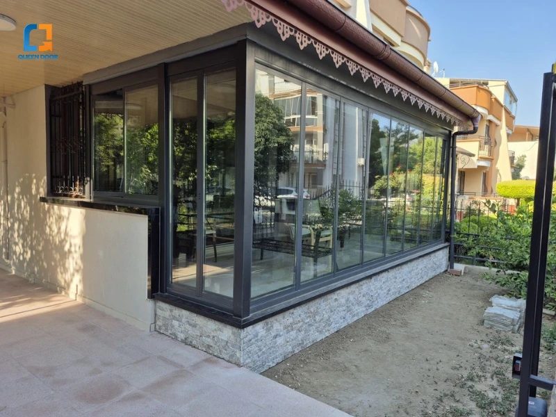 cửa nhôm xingfa xếp trượt 6 cánh cửa nhôm xingfa xếp trượt 6 cánh