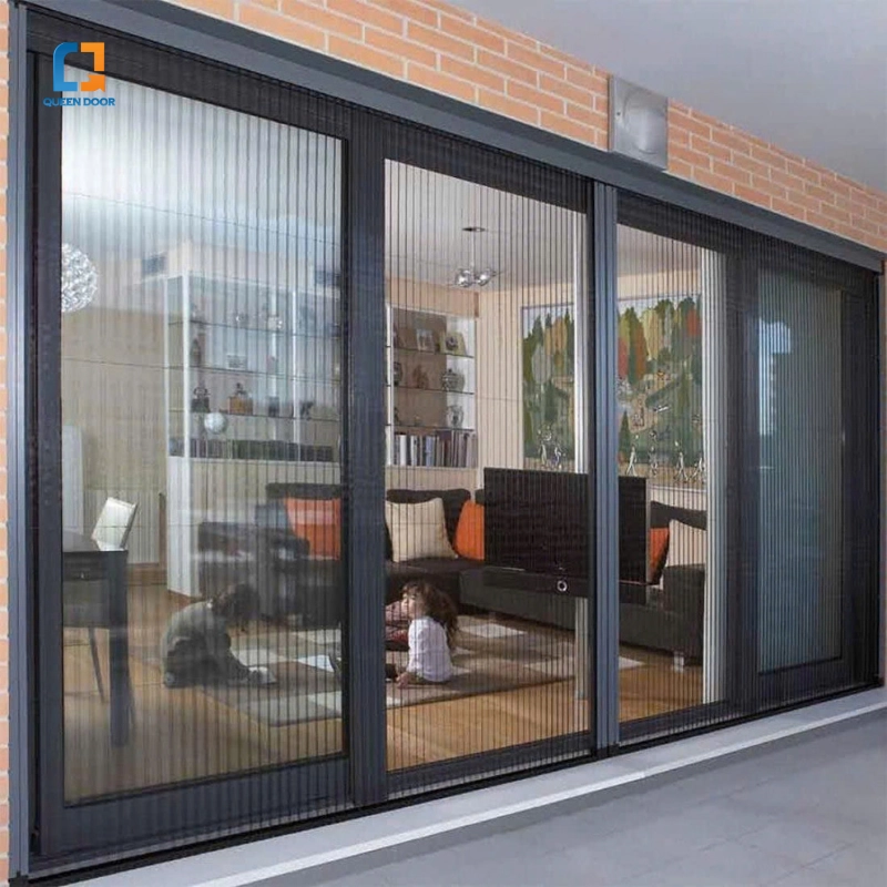 Cửa lưới xếp có ray