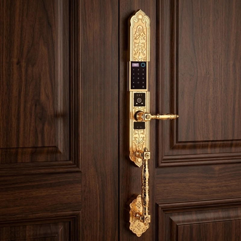 Khóa vân tay cửa đại sảnh QD-A168-RFACP