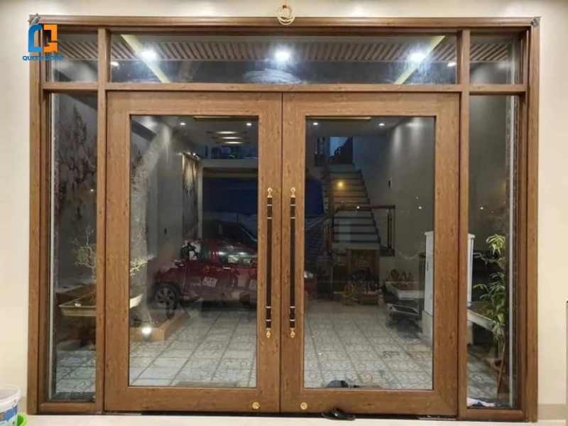 cửa nhôm mở 2 chiều