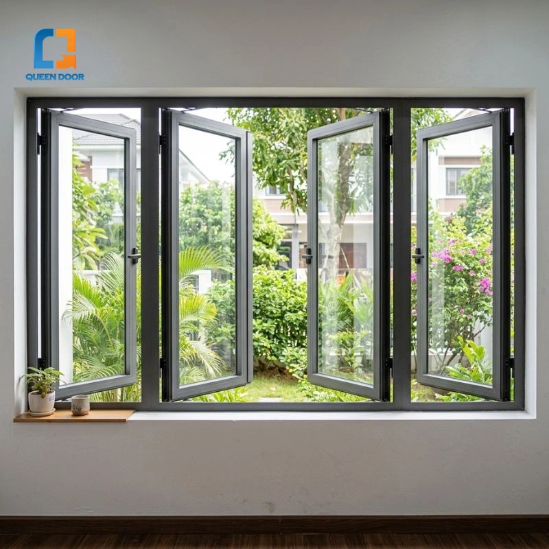 mẫu cửa sổ nhôm kính 4 cánh đẹp