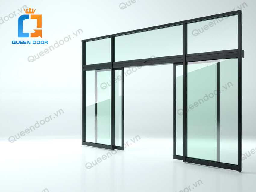 Làm cửa nhôm kính - Queen Door