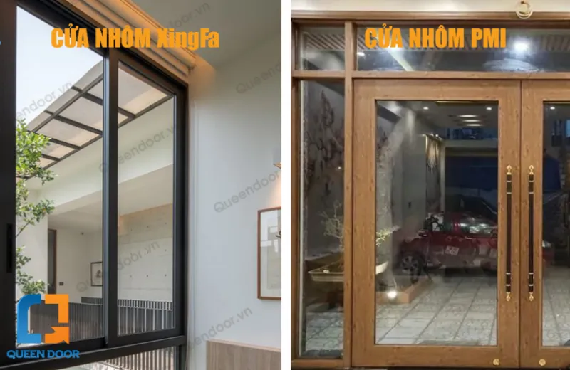 Việc lựa chọn giữa cửa nhôm Xingfa và cửa nhôm PMI phụ thuộc vào nhiều yếu tố