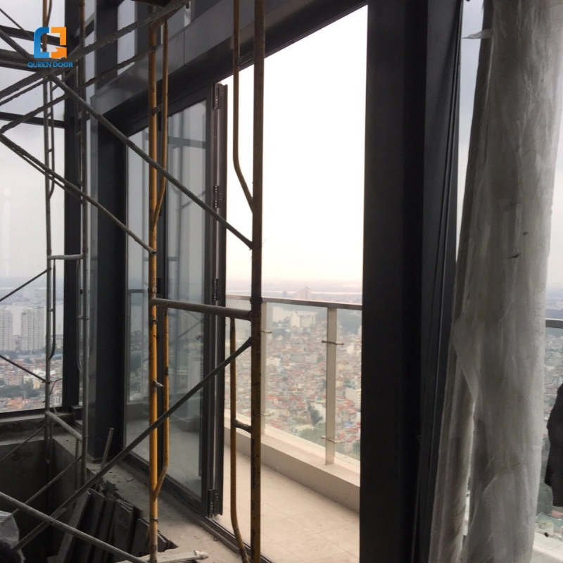 cửa nhôm xếp trượt 2 cánh