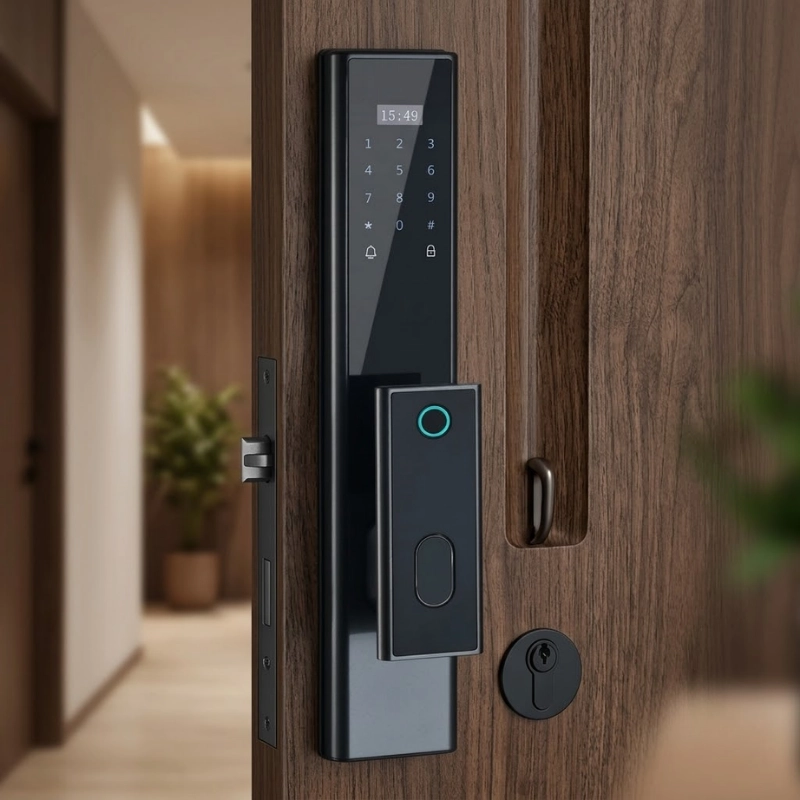 Khóa vân tay cửa chính QD-E102