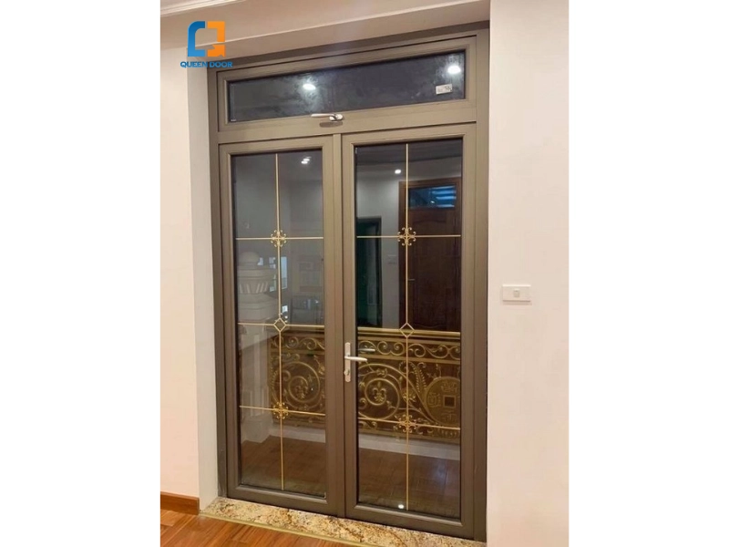 cửa nhôm màu gỗ cửa nhôm màu gỗ