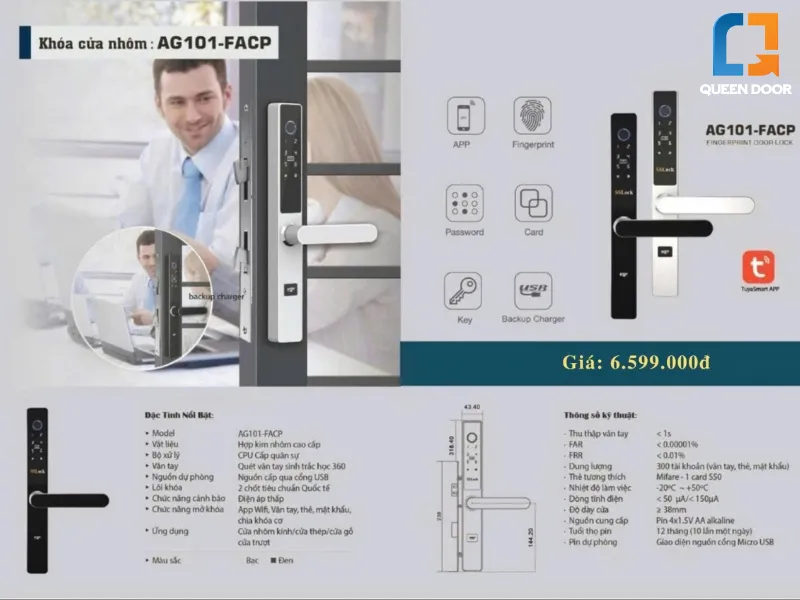Các yếu tố quyết định giá khóa vân tay cửa nhôm không phải ai cũng biết