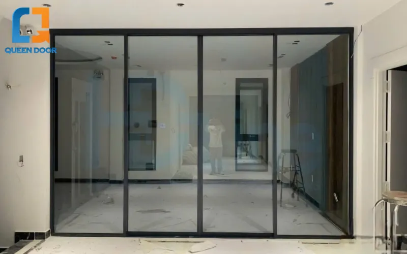 Quy trình tư vấn và lắp đặt cửa Slim nội thất chuyên nghiệp tại Queen Door