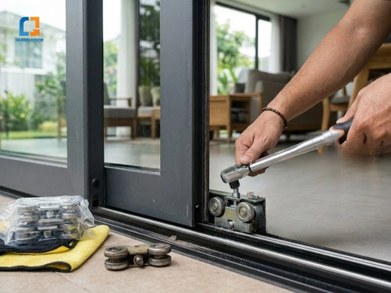 cửa nhôm xingfa bị kêu
