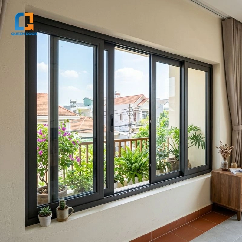 mẫu cửa sổ nhôm kính 4 cánh đẹp