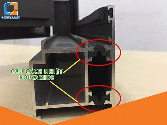 Cửa nhôm cầu cách nhiệt