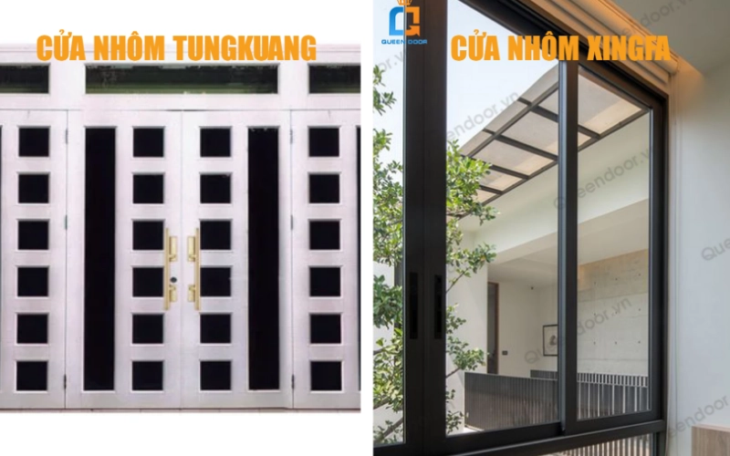 So sánh nhôm Tungkuang và nhôm Xingfa trực diện
