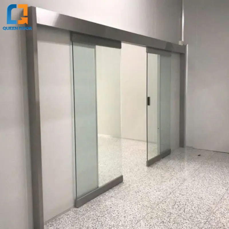 Cửa trượt 2 cánh là loại cửa trượt tự động phổ biến nhất