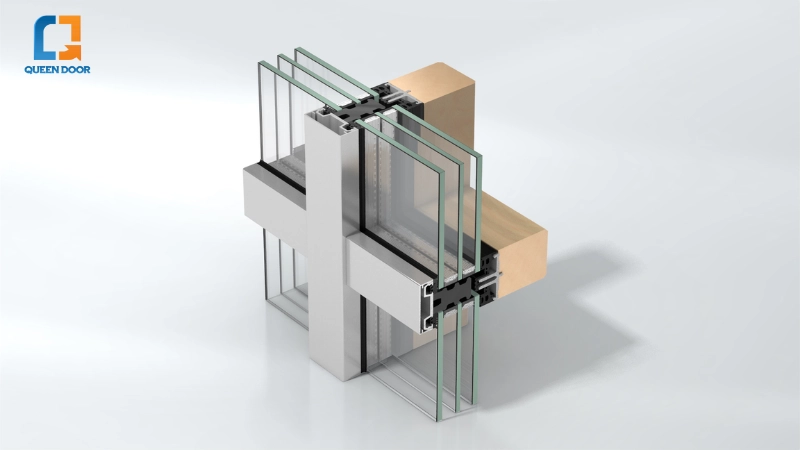 Hệ Unitized lộ đố (Exposed Frame)